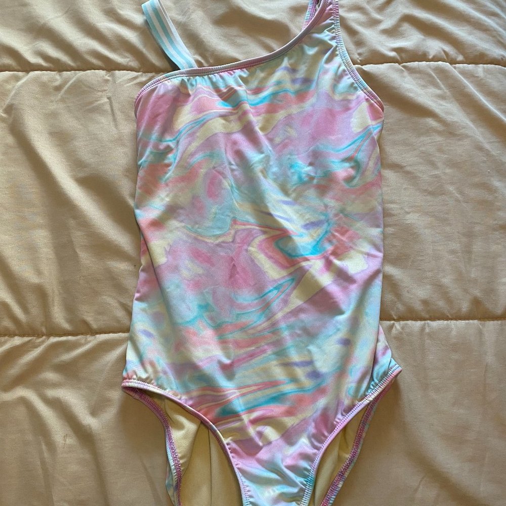 Girls Pastel Rainbow Swimsuit